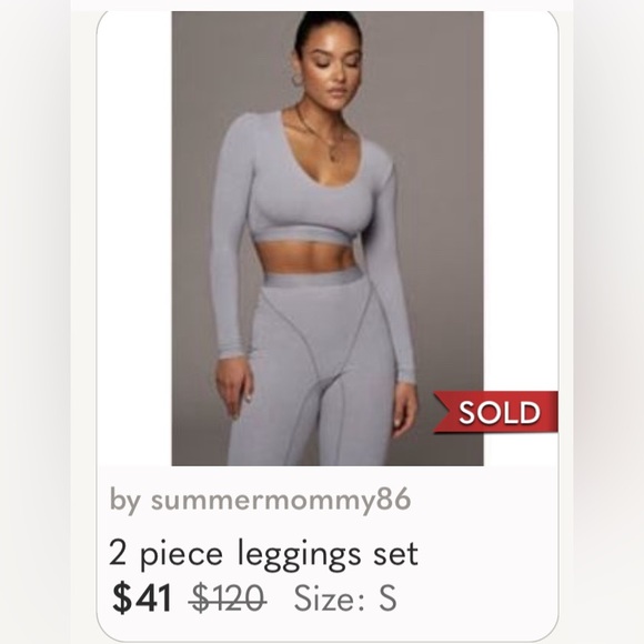 2 piece work out legging set - Picture 5 of 6